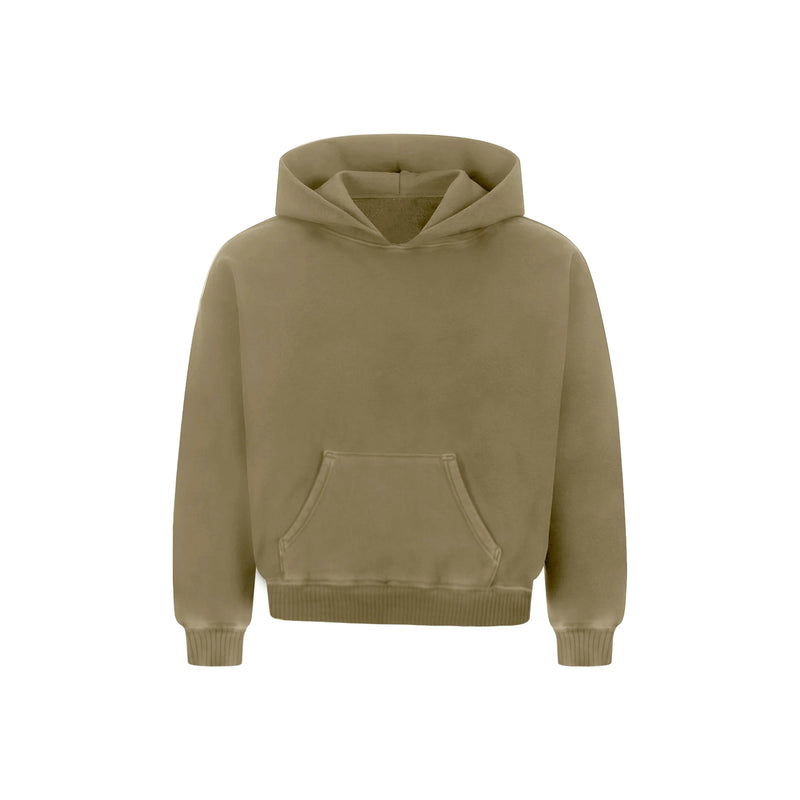 Marrone Oversized Hoodie.