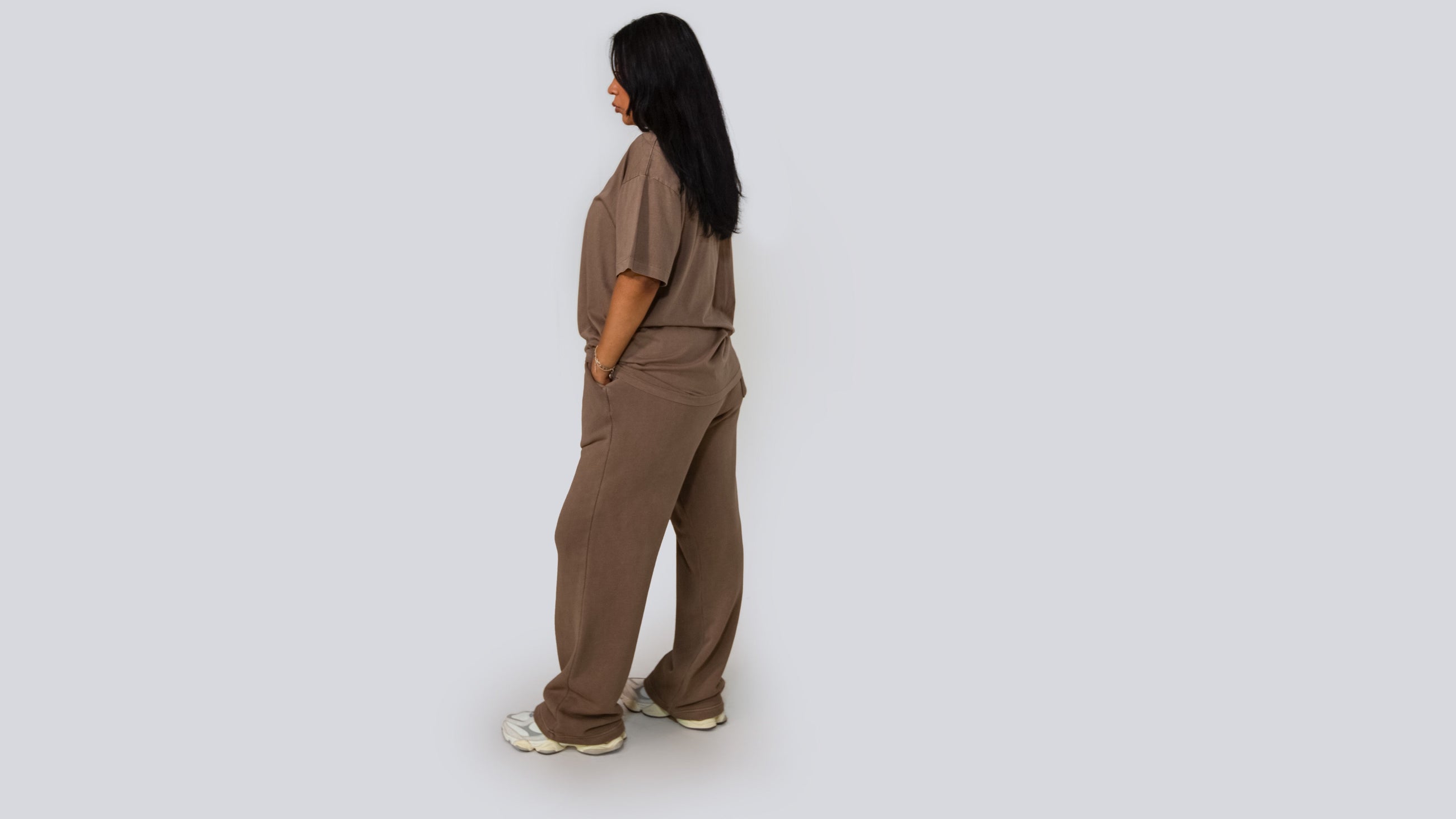 Marrone Straight Sweat Pants
