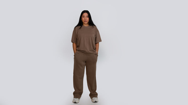 Marrone Straight Sweat Pants